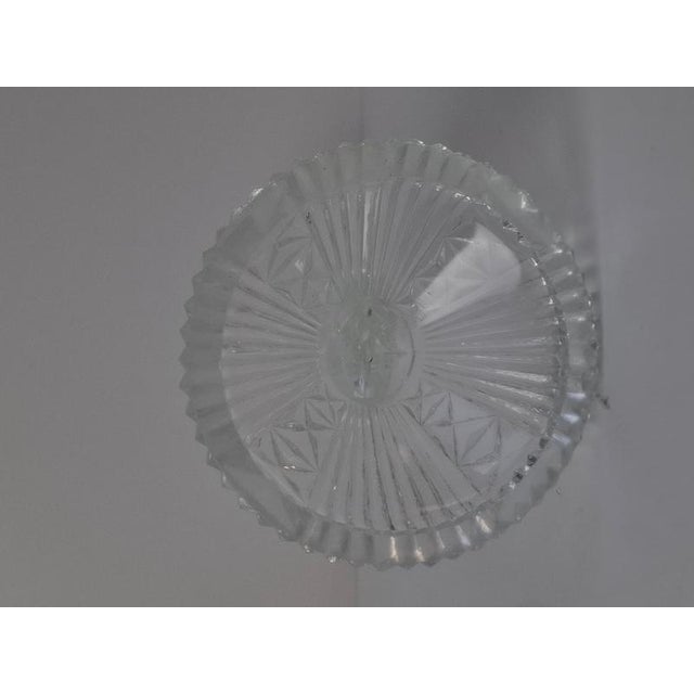 Mid-Century Cut Glass Sculptural Candleholder, Czechoslovakia, 1960s For Sale - Image 6 of 18