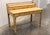 Copper Vintage British Colonial Burnt Bamboo and Grasscloth Desk For Sale - Image 8 of 10