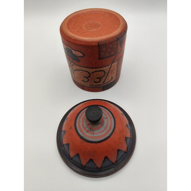 Vintage Candy Storage Jars from KMK Keramik Manufaktur Kupfermühle, 1955, Set of 4 For Sale - Image 9 of 18