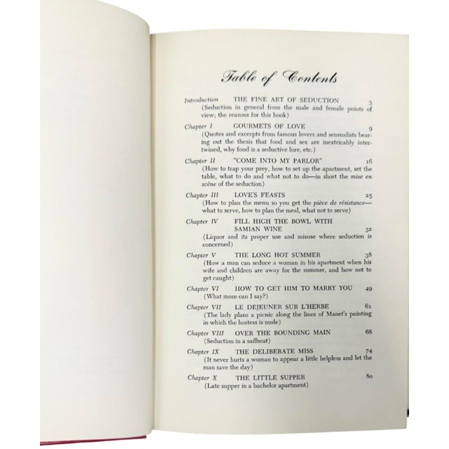 1960s The Seducer's Cookbook by Mimi Sheraton 1962 First Edition For Sale - Image 5 of 12