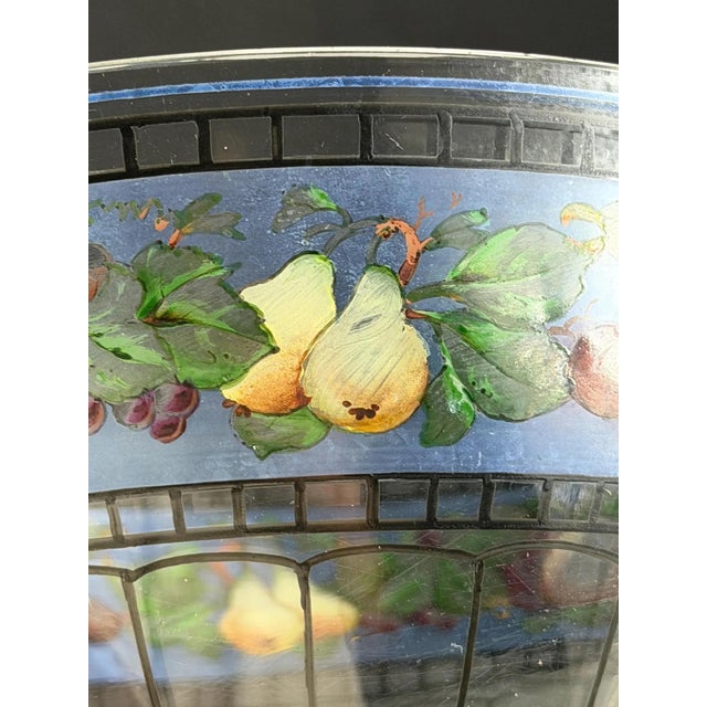 Enamelled Glass Liqueur Compote, 1890s For Sale - Image 3 of 9