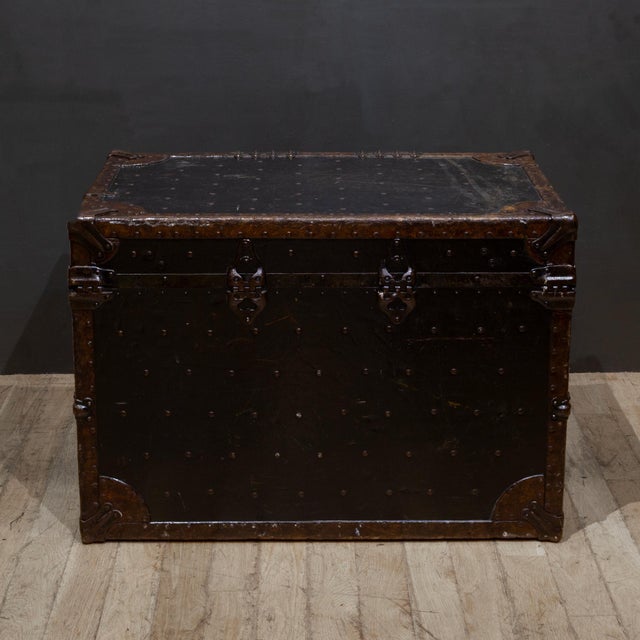 Antique Leatherold Mfg. Co. Steamer Trunk c.1880-1920 For Sale - Image 11 of 12