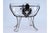 Bonboneiro with Silver Structure and Cut Glass Supported by Palms For Sale - Image 3 of 5