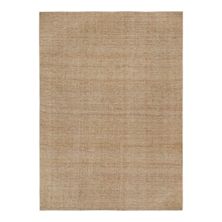 Rug & Kilim’s Contemporary Jute Kilim in Beige-Brown For Sale