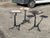 Industrial Factory Edwardian Metal Cast Iron & Wood Machinists Tables, Set of 3 For Sale - Image 12 of 18