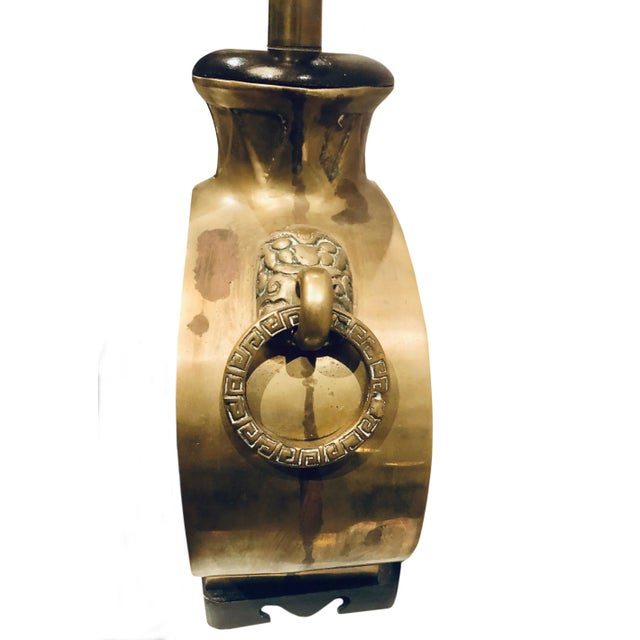 1950’s Brass Bulbous Lamp For Sale In Tampa - Image 6 of 9