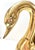 Metal Large Vintage Brass Swan Planter or Cachepot, Hollywood Regency For Sale - Image 7 of 11