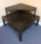 Vintage Mid Century Fumed Oak Two-Tier Corner Coffee Table For Sale - Image 9 of 9