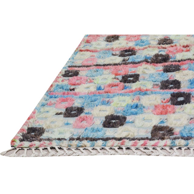 Moroccan Moroccan Hand Knotted Wool Rug, 5'5"x8' For Sale - Image 3 of 6