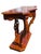 Rococo Revival Style Carved Wood Pierced Console Entryway Table For Sale - Image 4 of 6
