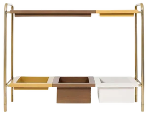 Xavier Console Table by Marqqa, Set of 6