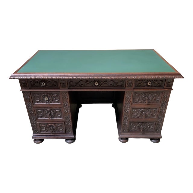 Antique Office Desk, 1880 For Sale