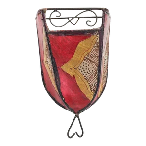 Moroccan Handpainted African Art Wall Sconce