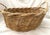 Farmhouse Large Woven Rattan Gathering Basket For Sale - Image 3 of 7