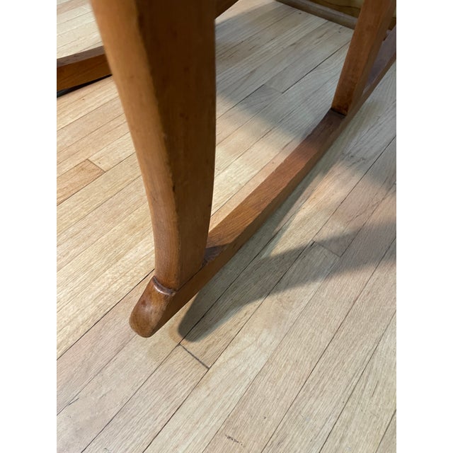 Brown Tell City Duncan Phyfe Walnut Rocking Chair Small For Sale - Image 8 of 13