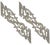 Pair of antique architectural trim elements discovered at the Chatou Ham & Antique Fair just outside Paris. Lovely organic...