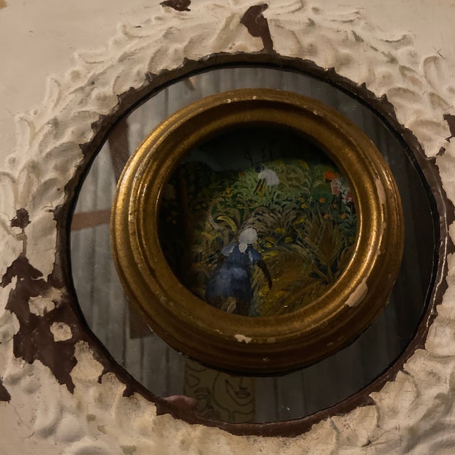 Cheryl Fudge Mixed-Media Framed Mirror Artwork, 23.5″ X 23.5″ For Sale - Image 9 of 11