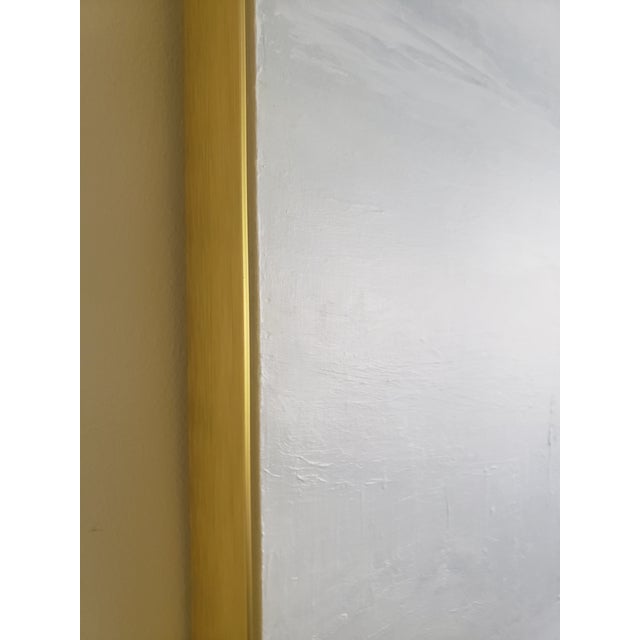 2020s Karl's Cloak & the Golden Gate Bridge Original Painting White Grey Art by Carrie Bergey For Sale - Image 5 of 11