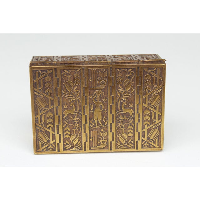 Art Deco Lidded Box by Eugen Schwemmle for Erhart Söhne, 1930s For Sale - Image 9 of 12