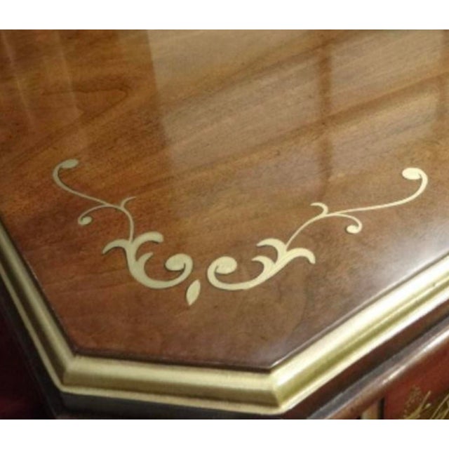 White Furniture Dutch Rococo Style Chinoiserie Walnut Serpentine Bombe Chest by White Furniture For Sale - Image 4 of 7