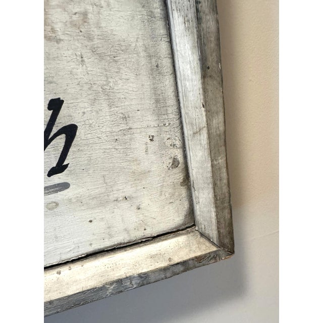 Antique Positively No Dumping Per Order Board of Health Wood Sign 20"x26" For Sale In Boston - Image 6 of 15