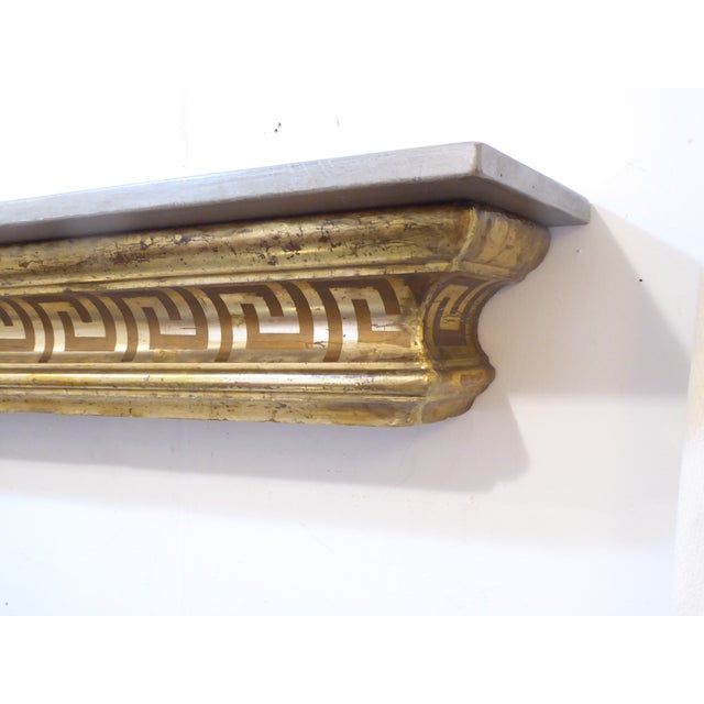French Neoclassical Giltwood Shelf For Sale - Image 3 of 3