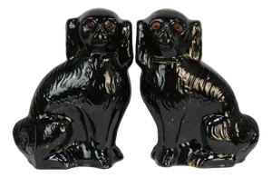 Vintage Dog Couple, Set of 2