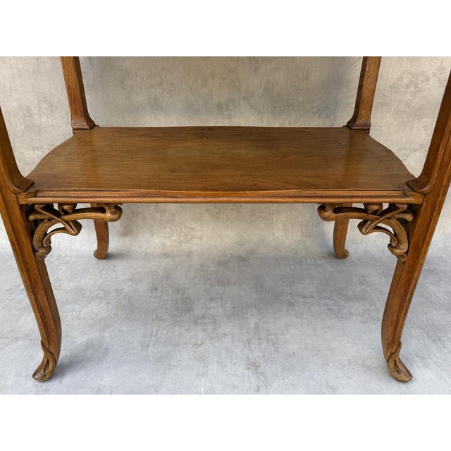 Art Nouveau Side Table in the style of Émile Gallé, France, 1890 For Sale - Image 16 of 17