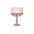 Alba Table Lamp in Ceramic and Linen with Samuel & Sons Trimming by Popus Editions For Sale - Image 4 of 11