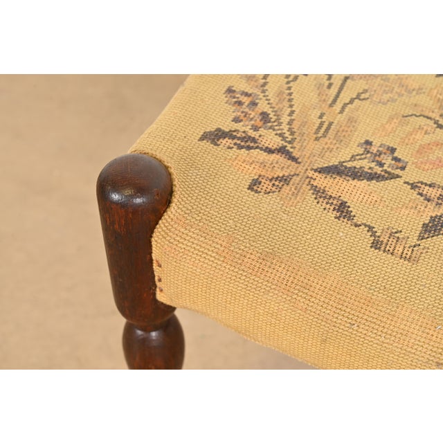 Wood Early Gustav Stickley "India Seat" Stool or Ottoman, Circa 1900 For Sale - Image 7 of 11