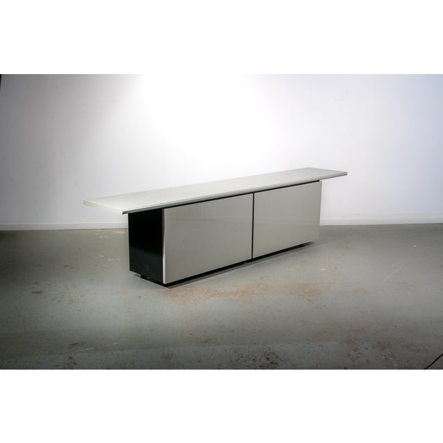 Giotto Stoppino Sheraton Sideboard by Giotto Stoppino for Acerbis, 1980 For Sale - Image 4 of 10