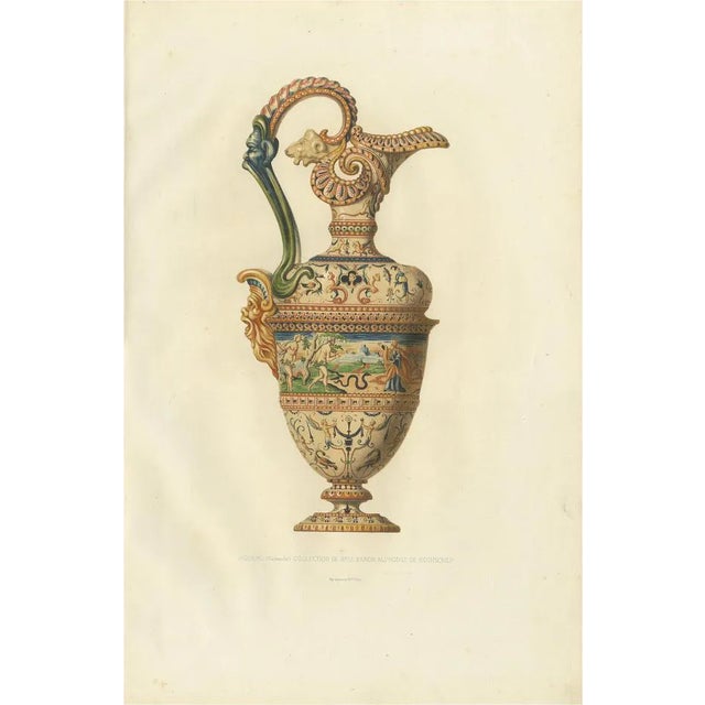 Delange, Ewer of Mr. Le Bon Gustave Rothschild, 1869, Paper For Sale