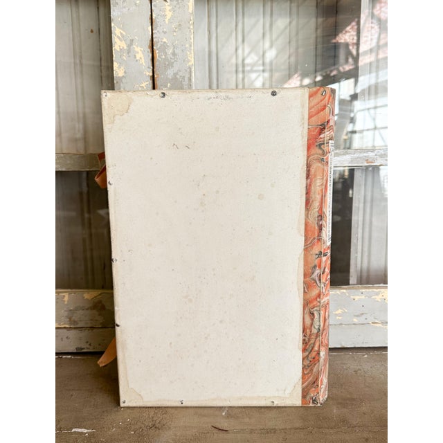 Italian Decorative Book Box with Marbled Paper Spine For Sale - Image 3 of 7