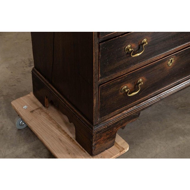 Large English George III Provincial Oak Dresser Base, 1790s For Sale - Image 15 of 18