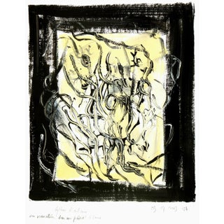 Jacques Alary, French Abstract Painting - Rythme d'Automne (Autumn Rhythm) For Sale