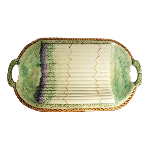 English Majolica Asparagus Cradle, Circa 1870