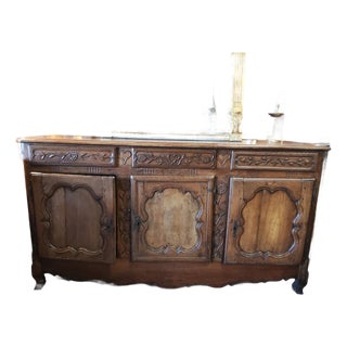 18th Century French Provincial Louis XV Marriage Buffet, Circa 1780 For Sale