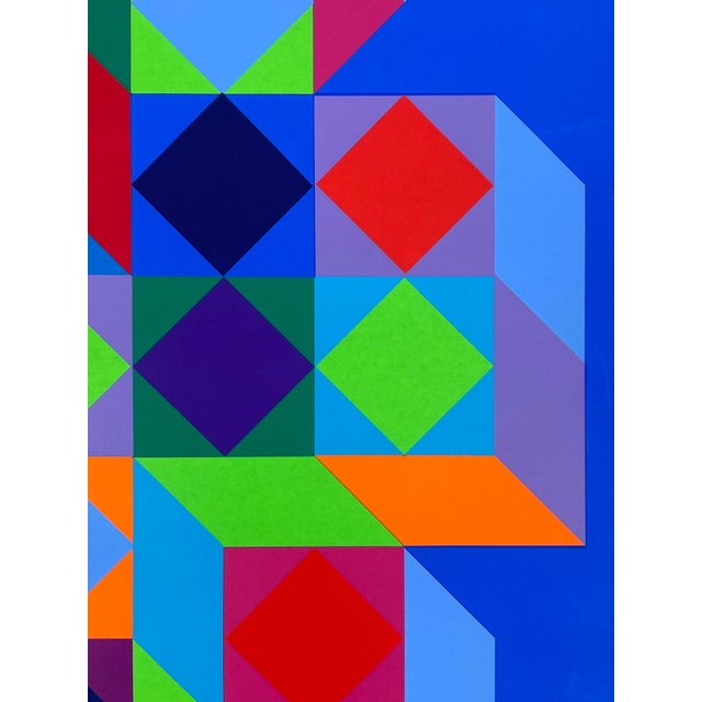 Victor Vasarely, Screen Print Poster for the Munich Olympic Games by Victor Vasarely (19081997), 1972, 1972, Paper For Sale - Image 4 of 13