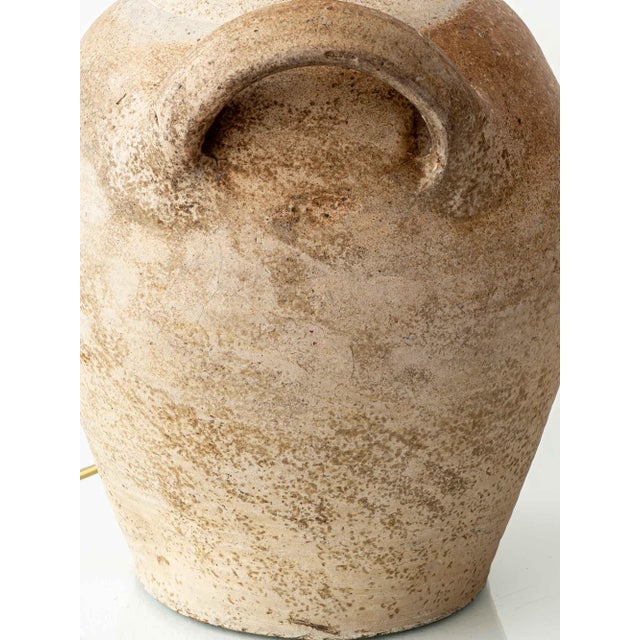 Vintage French Stoneware Jar Table Lamp, 1950s For Sale - Image 10 of 16