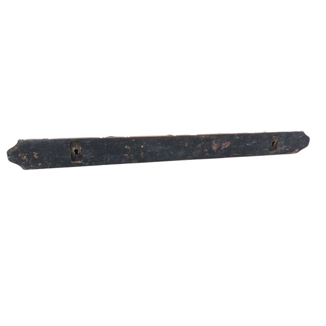 Vintage French Faux Bamboo Wooden Coat Hat Rack For Sale - Image 14 of 17