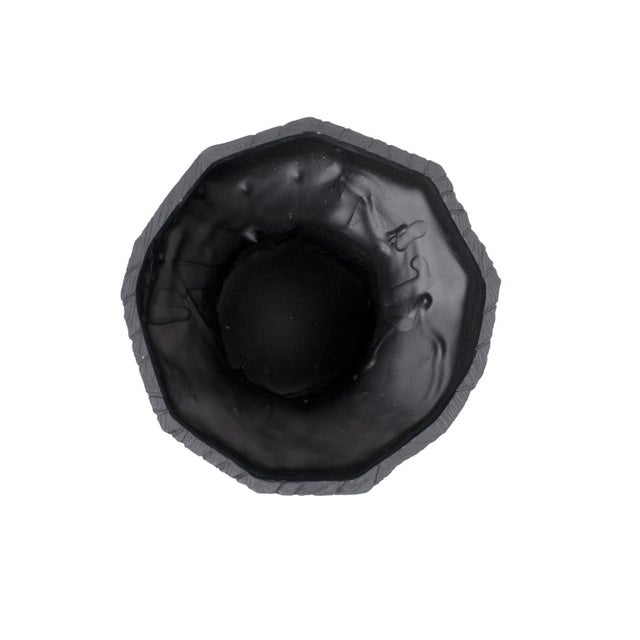 2020s Faux Bois Tall Bowl in an Ebony Finished Polyresin For Sale - Image 5 of 11