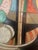 Large Mid Century Modern Studio Abstract Acrylic Mixed-Media Painting Picasso Inspired Original Decorative Artwork Handcrafted Girl Before a Mirror For Sale - Image 13 of 14