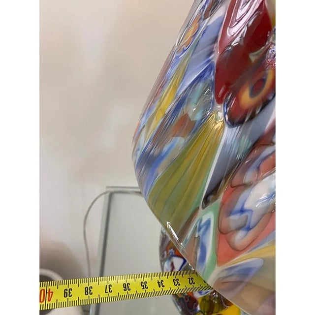 Early 21st Century Venetian Mushroom Table Lamp in Murano Glass For Sale - Image 5 of 12