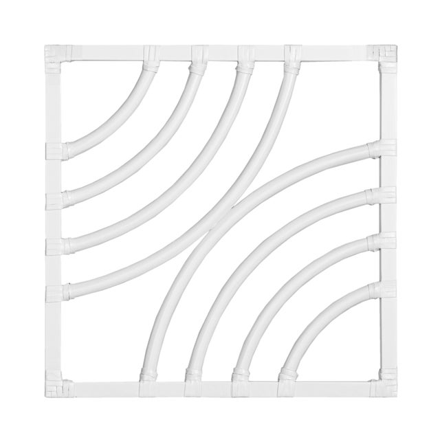 White Swirl Writing Desk - White For Sale - Image 8 of 9