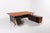 Large executive desk with sideboard from the DHS series by German designer Herbert Hirche for Holzäpfel, 1957. Frame made...