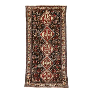 Antique Persian Mahal Rug - 05'01 X 10'00 For Sale