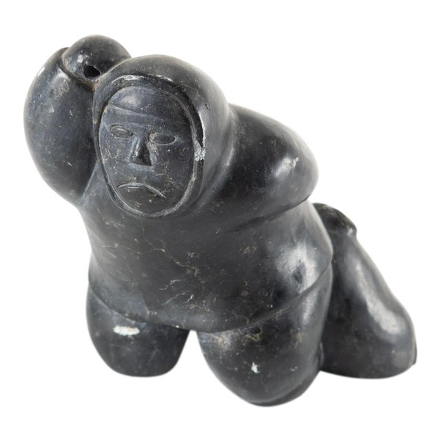 Mid 20th Century Inuit Style Stone Carving For Sale