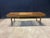 This is an adjustable Beachwood Bench made in Yugoslavia in the 1960's. The bench measures 15" high x 18" deep x 48" wide...