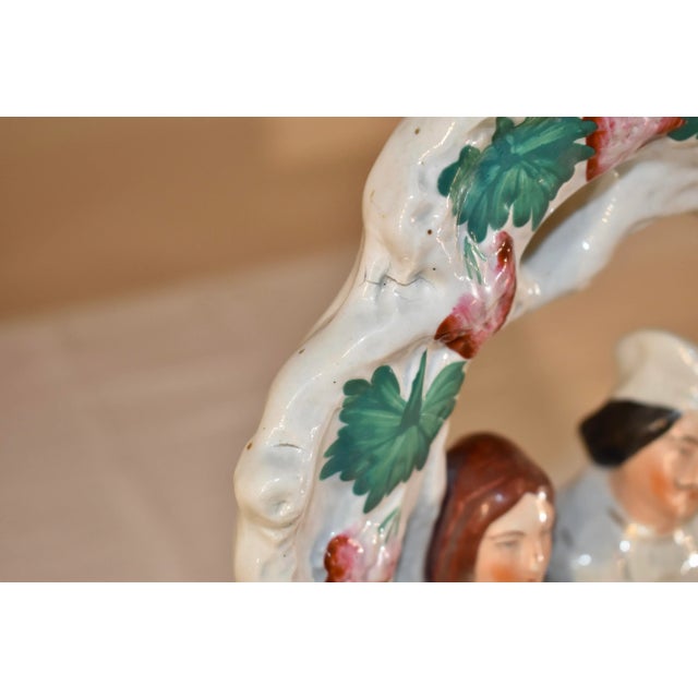 19th Century Staffordshire Figures Under an Arbor For Sale - Image 10 of 11