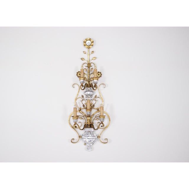 Large Wall Light from Maison Bagues, 1970s For Sale - Image 13 of 13